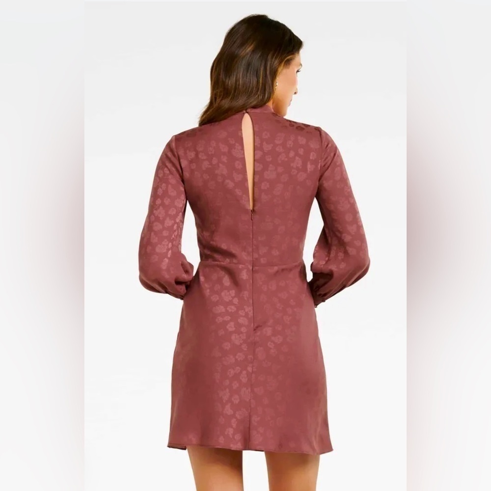 Ever New Melbourne High Neck Mini Dress Size 4 NWT - Picture 2 of 5